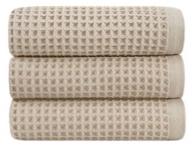 Полотенце Lotus Home - Waffle bej 415 г/м² (Турция), 50 х 90 см